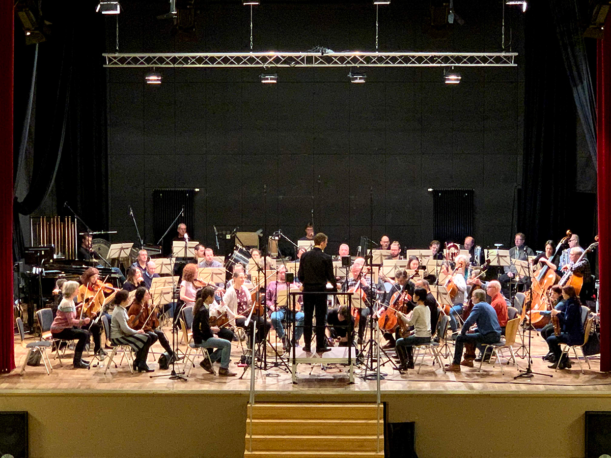 Music recording in the Stadthalle Gotha